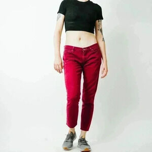 Red Roxy Denim Jeans